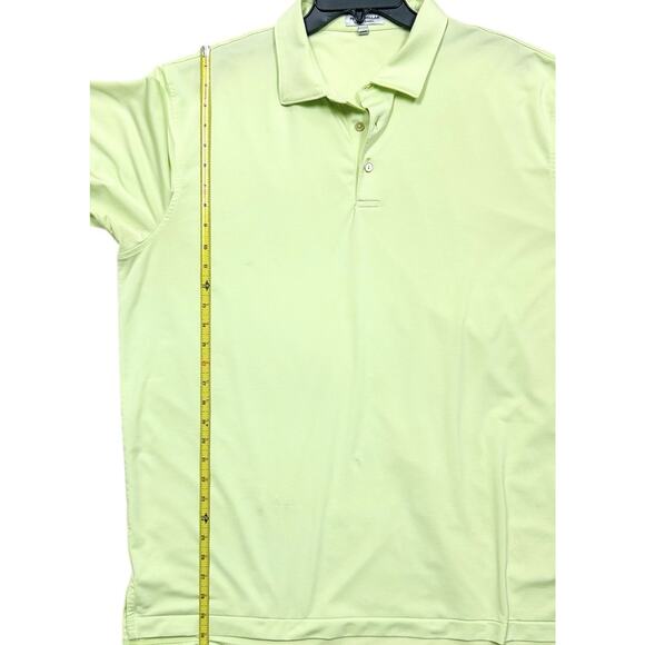 Peter Millar Polo Shirt Mens XL Green Summer Comfort Golf Athleisure READ - Picture 7 of 10
